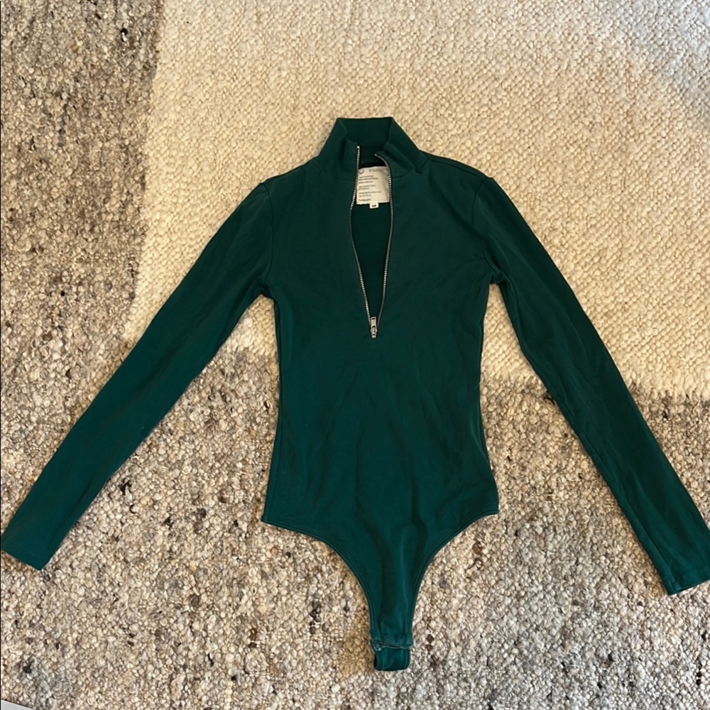 Green Long Sleeve Bodysuit